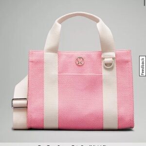 LULULEMON TWO-TONE CANVAS TOTE BAG